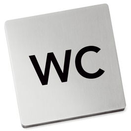 Zack Señalización Indici WC 8x8 cm